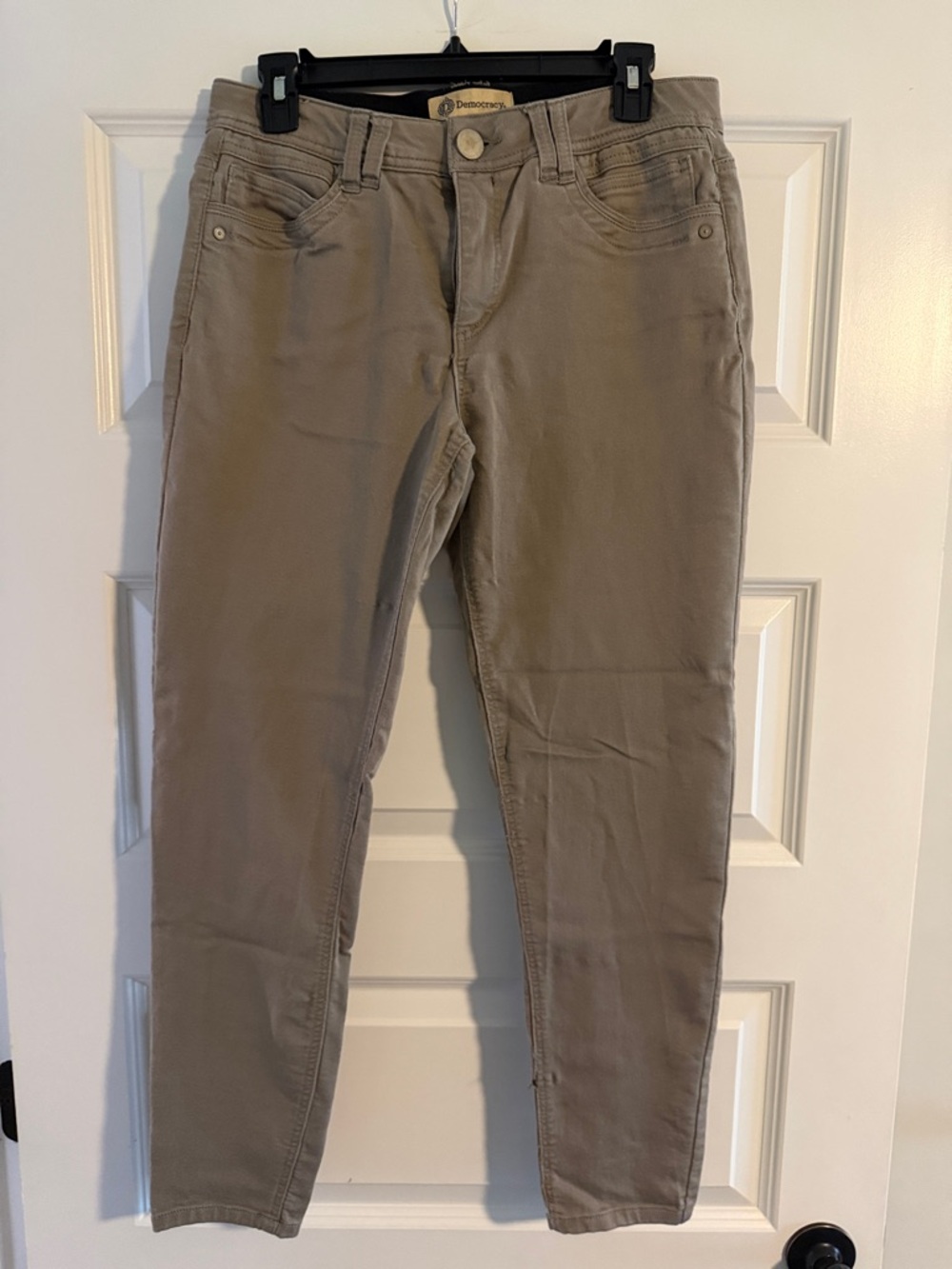 Democracy Taupe Skinny Jeans